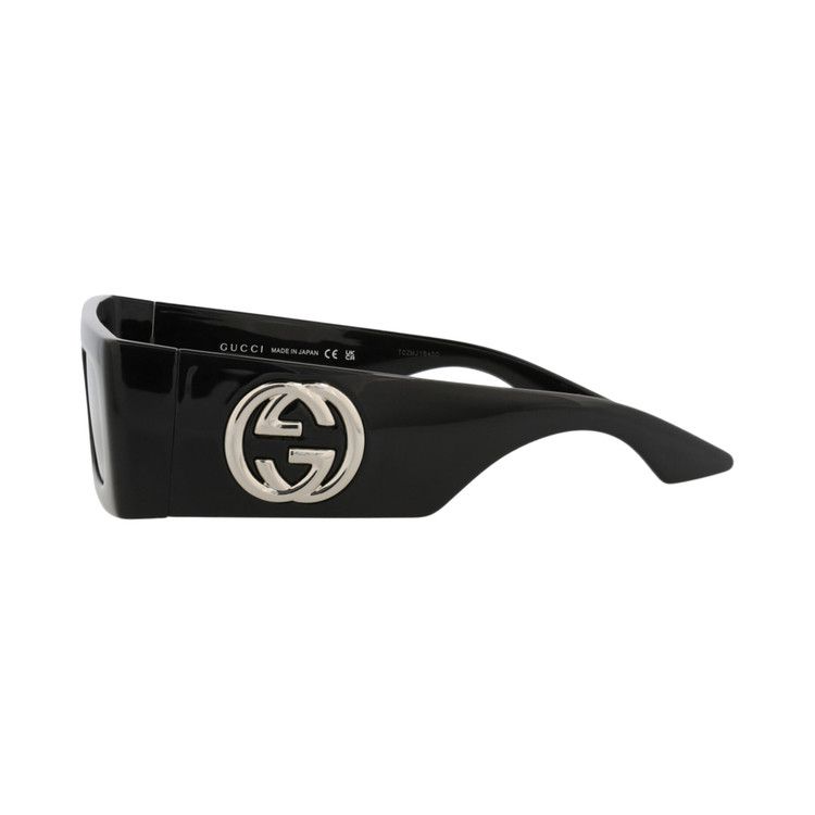 Gucci Shield Sunglasses 'Black/Grey'