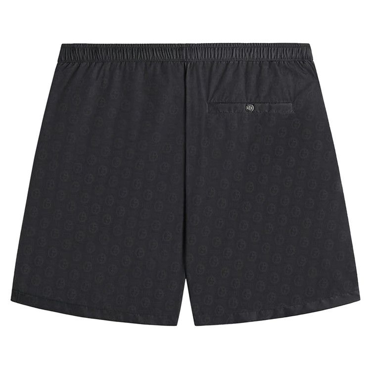 Kith x Giorgio Armani Jacquard Collins Swim Short 'Black'