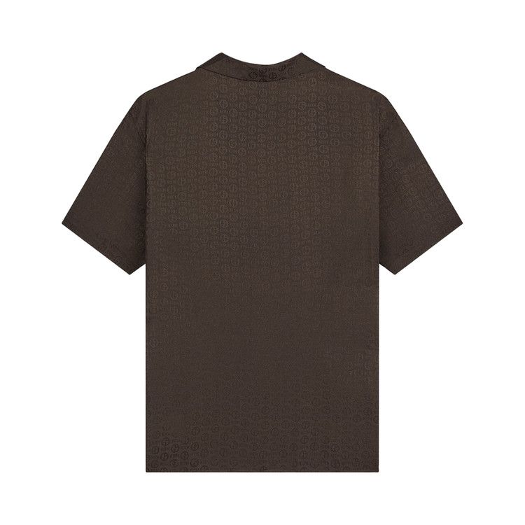 Kith x Giorgio Armani Monogram Short Sleeve Thompson Camp Collar Shirt 'Kindling'
