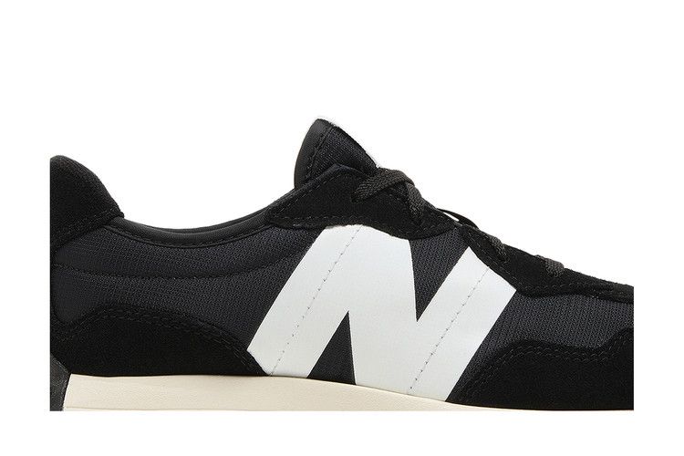 New Balance 327 Big Kid Wide 'Black White'