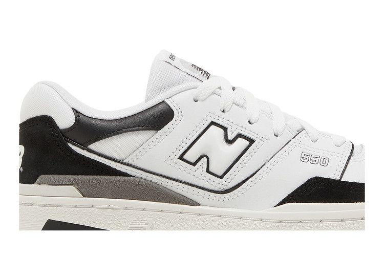 New Balance 550 Big Kid 'White Black Rain Cloud'