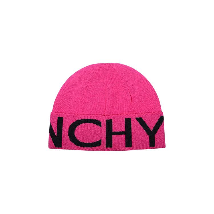 Givenchy Jacquard Logo Beanie 'Pink/Black'