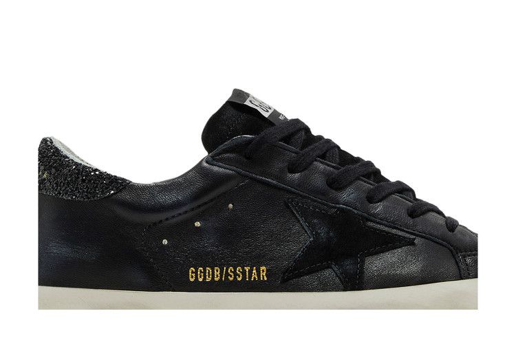 Golden Goose Wmns Superstar 'Black Glitter Heel'