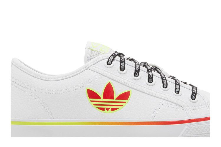 Adidas Nizza Trefoil 'White Vivid Red'