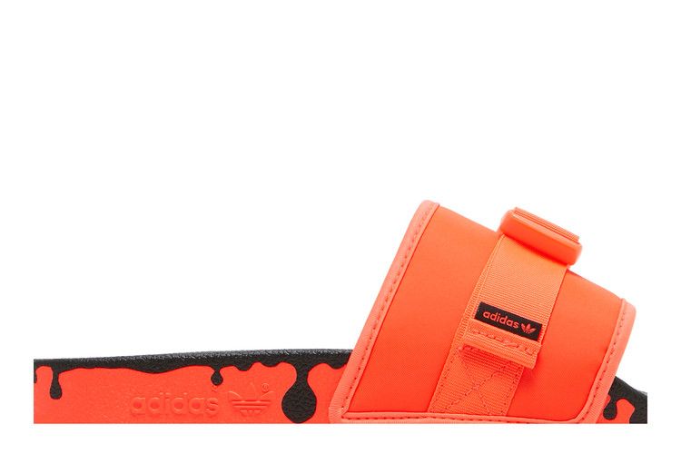 Adidas Wmns Pouchylette Slides 'Paint Drip - Solar Red'