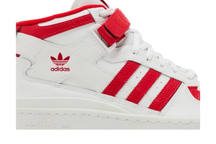 adidas Forum Mid 'White Vivid Red'