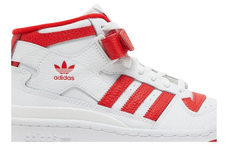 Adidas Forum Mid J 'White Vivid Red'
