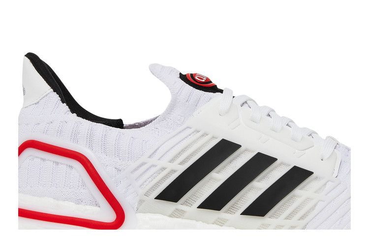 adidas UltraBoost ClimaCool 1 DNA 'White Vivid Red'