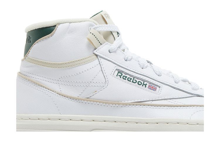 Reebok Wmns Club C Geo Mid 'White Dark Green'