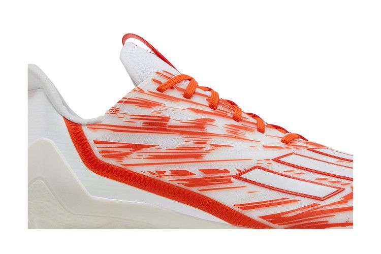 adidas Adizero Cleats 'White Team Orange'