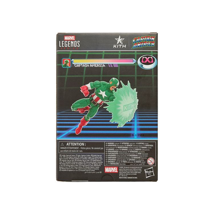Kith x Marvel Comics for Hasbro Legends Captain America Gameverse Player 2 Figure 'Green'