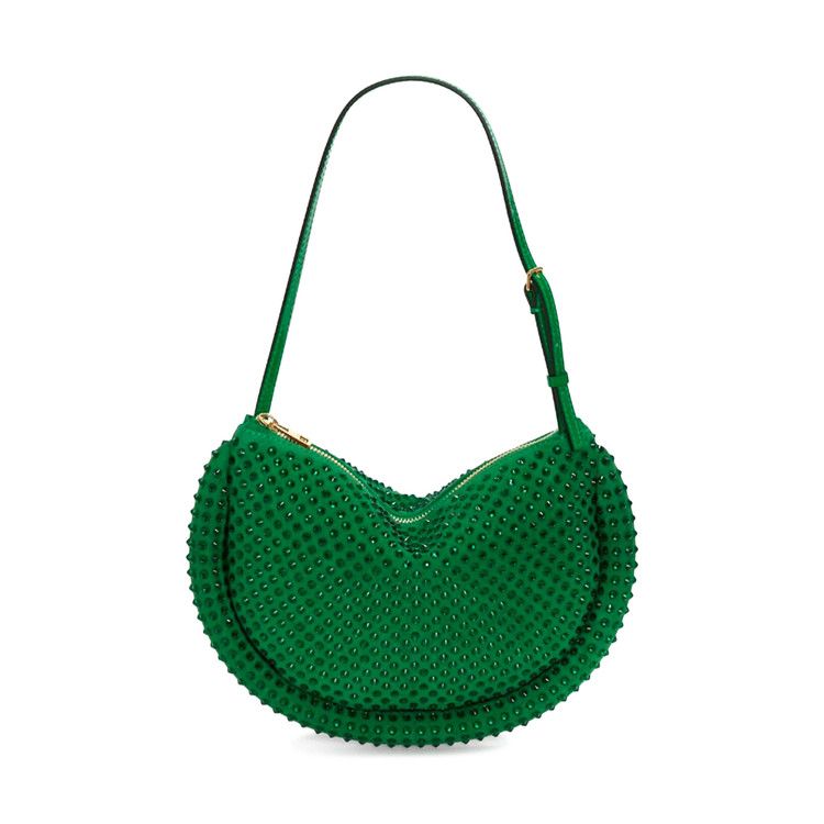 JW Anderson Bumper Moon Embellished Shoulder Bag 'Bright Green'