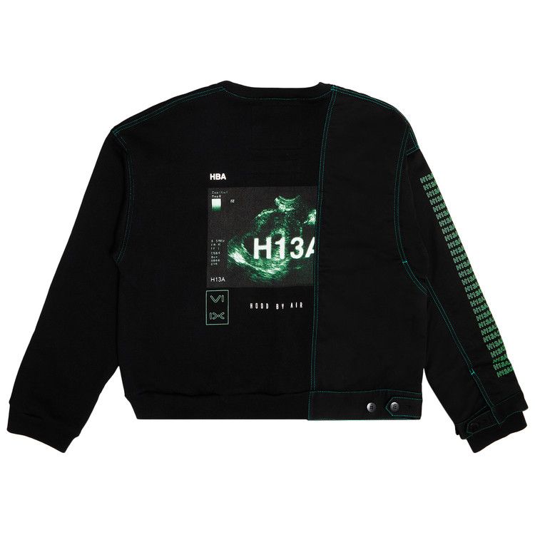 Hood By Air Panelled Sweatshirt 'Black'
