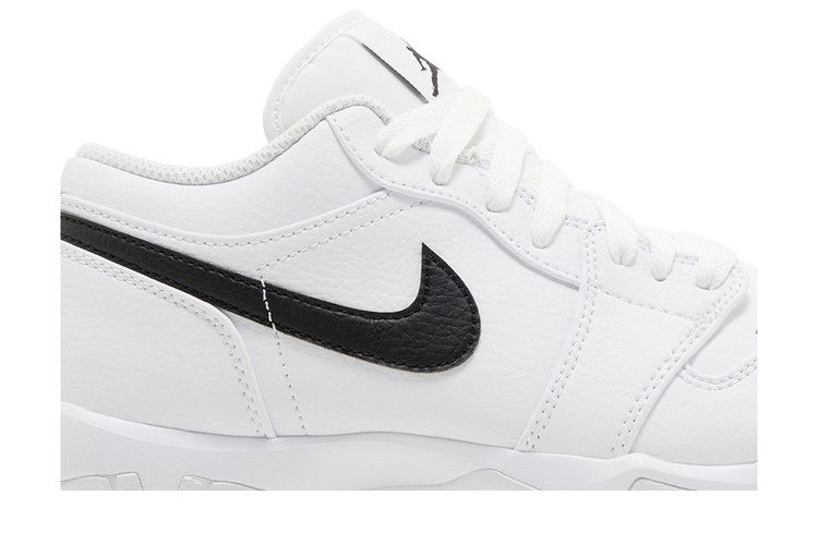 Air Jordan 1 Low Cleat GS 'White Black'