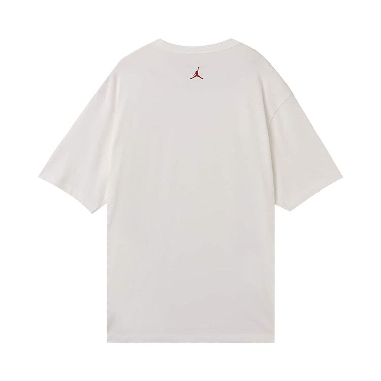 Air Jordan Sneaker Patch T-Shirt 'White/Varsity Red'
