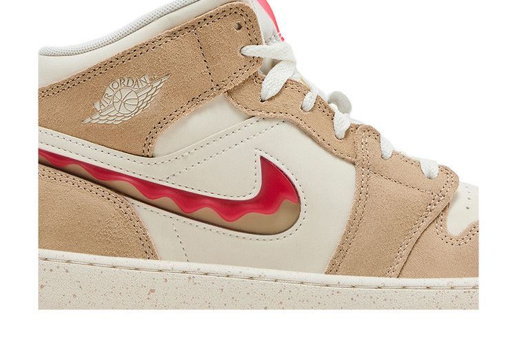 Air Jordan 1 Mid SE GS 'Peanut Butter & Jelly'