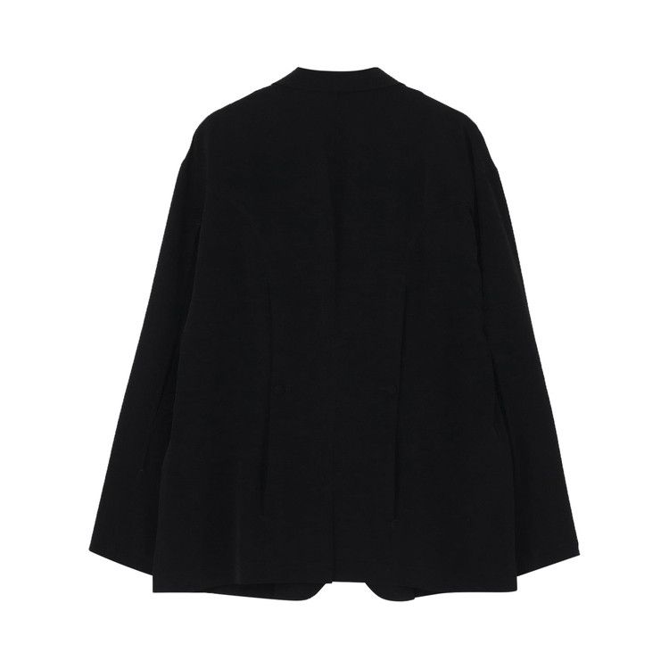 Yohji Yamamoto Pour Homme Front And Back Opened Lapel Jacket 'Black'