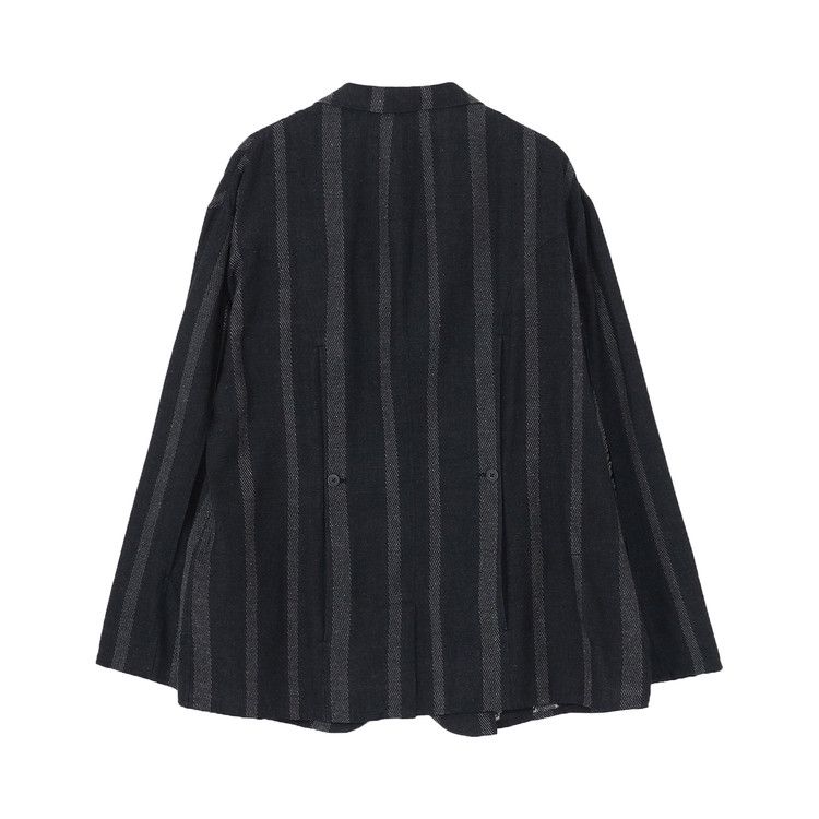 Yohji Yamamoto Pour Homme Wide Stripe Jacket 'Grey'