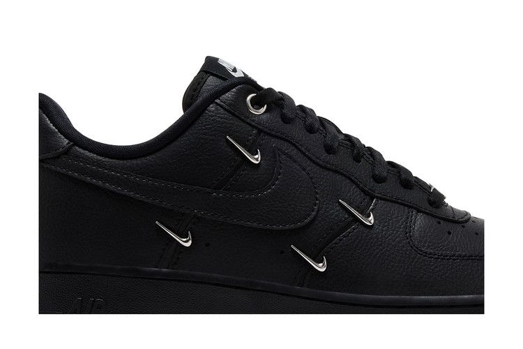 Nike Wmns Air Force 1 '07 LX 'Black Silver Mini Swoosh'
