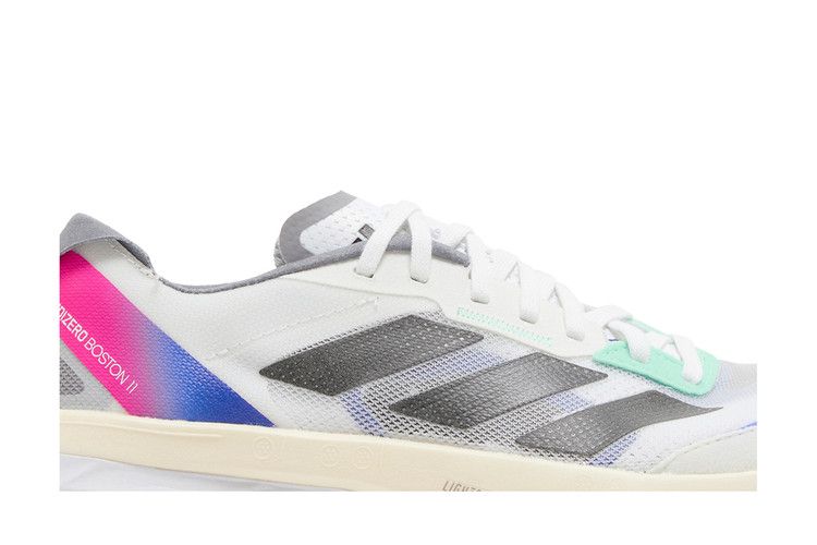 adidas Adizero Boston 11 'White Lucid Blue Fuchsia'