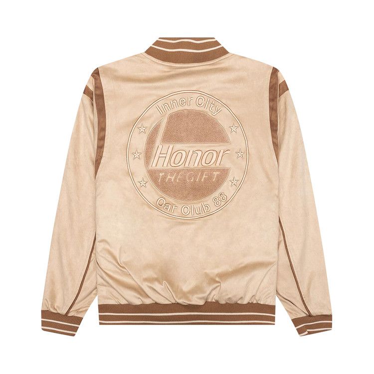 Honor The Gift Oil Head Varsity Jacket 'Tan'