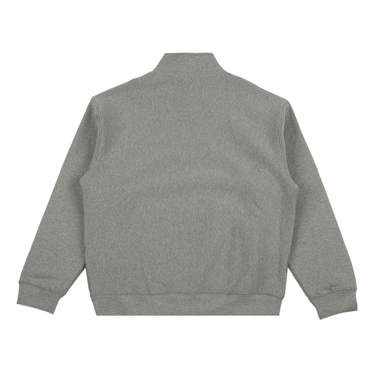 Nike Solo Swoosh Fleece Quarter-Zip Top 'Dark Grey Heather/White'