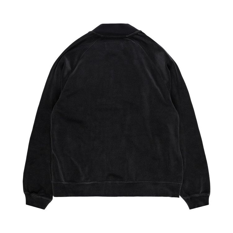 Air Jordan Velour Track Jacket 'Black/Gym Red'