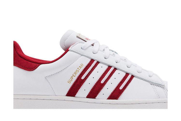 adidas Superstar 'Embroidered Red Stripes'