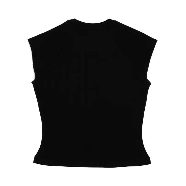 Nike NSW Chill Knit Tight Short-Sleeve Ribbed Top 'Black/Sail'