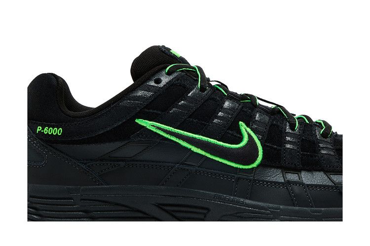 Nike P-6000 Premium 'Black Impact Green'