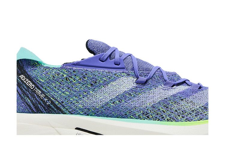adidas Adizero Prime X 2.0 Strung 'Cobalt Blue Lucid Lemon'