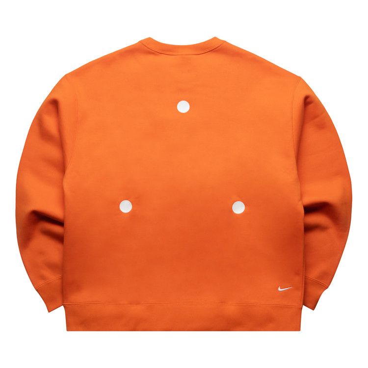 Nike ACG Tuff Fleece Therma-Fit Pullover Crew-Neck Sweatshirt 'Safety Orange'