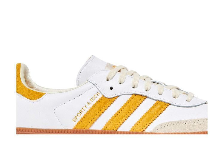 Sporty & Rich x adidas Samba OG 'White Bold Gold'