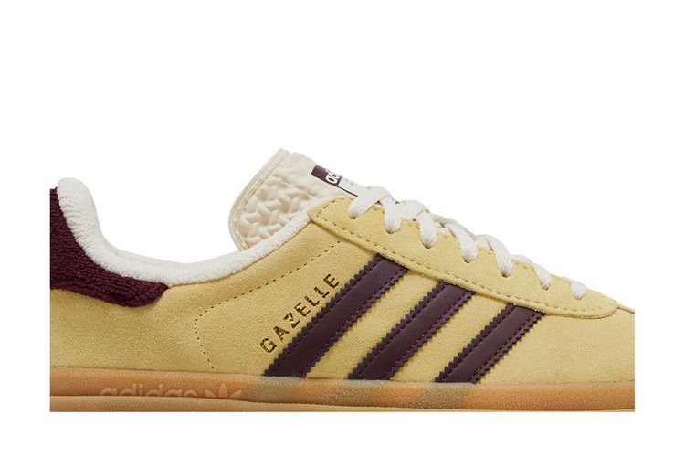adidas Women's Gazelle Bold 'Almost Yellow Maroon'