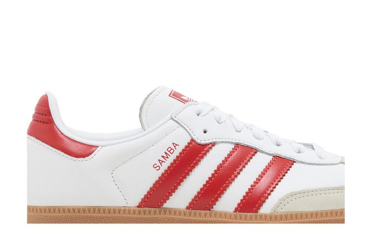 adidas Wmns Samba OG 'White Solar Red Gum'