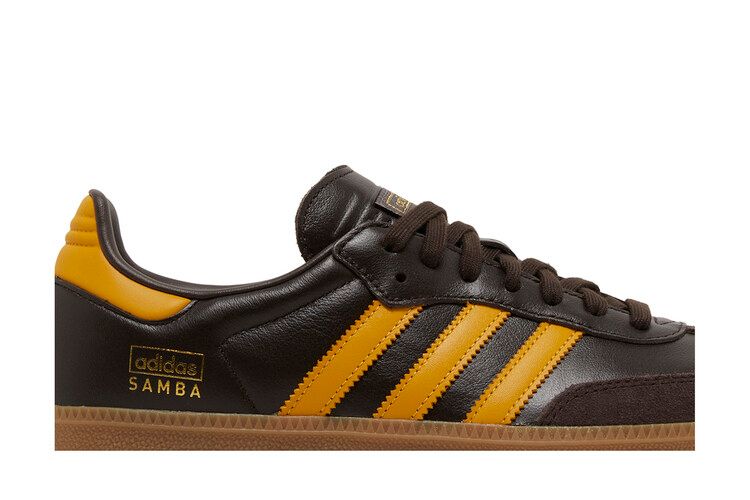 adidas Samba OG 'Dark Brown Yellow'