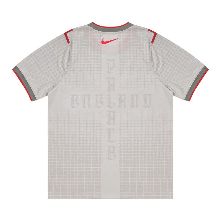 Palace x Nike England Dri-Fit Academy Pro Short-Sleeve Football Top 'Pewter Grey/Bright Crimson'
