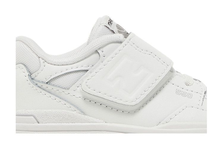 New Balance 550 Bungee Lace Toddler 'White Grey'