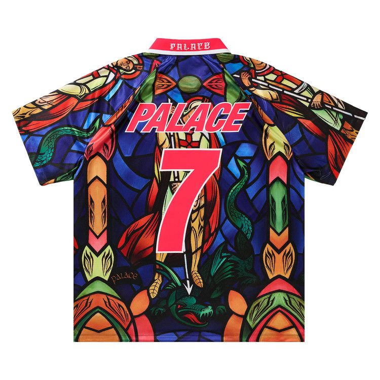 Palace x Nike England Dri-Fit Football Jersey 'Bright Crimson'