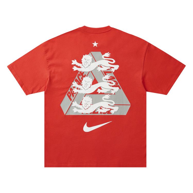 Palace x Nike England T-Shirt 'LT Crimson'