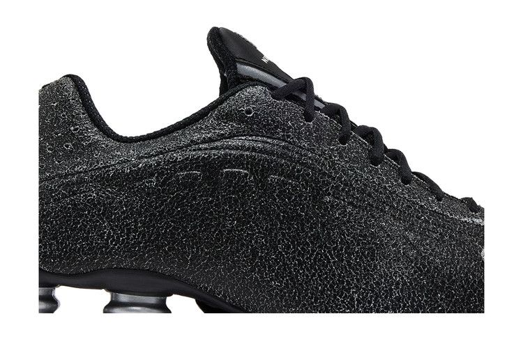 Nike Shox R4 'Black Distressed Leather'