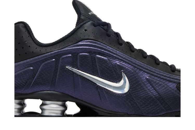 Nike Shox R4 'Black Metallic Silver Purple Dynasty'