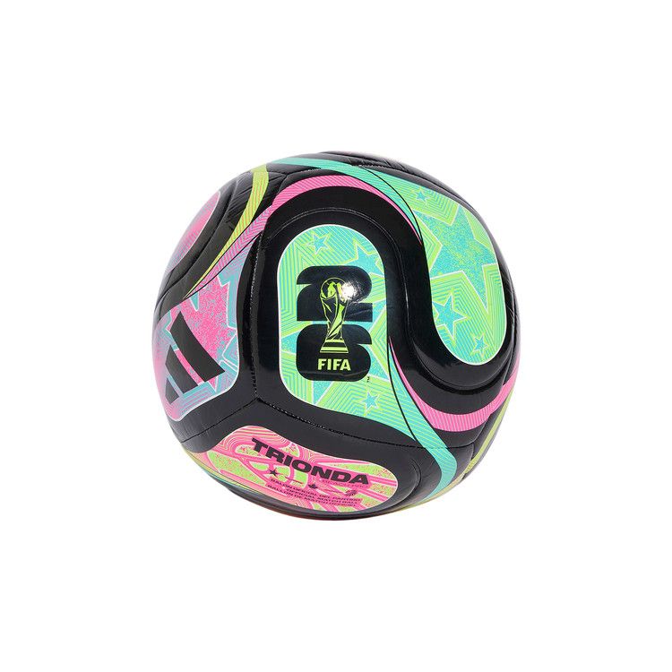 Adidas FIFA World Cup 26 Trionda Pro Beach Ball 'Black/Flash Aqua/Lucid Pink/Lucid Lemon'