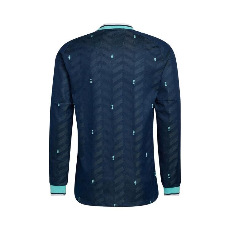 Adidas Germany 26 Away Authentic Long Sleeve Jersey 'Collegiate Navy'
