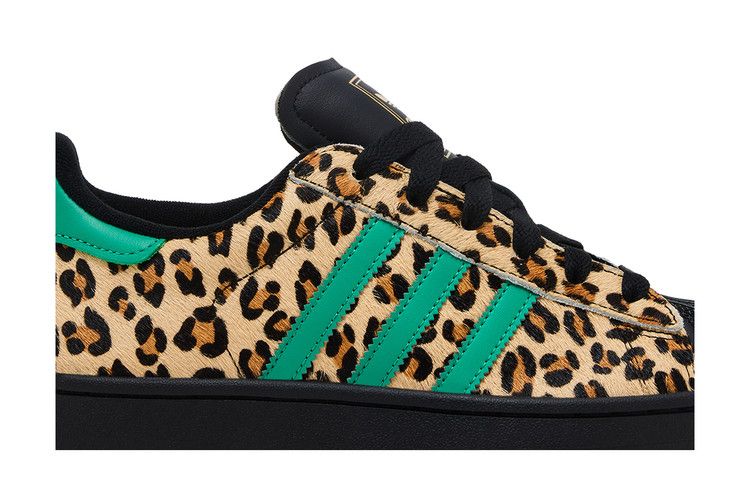adidas Wmns Superstar 'Black Court Green Leopard'