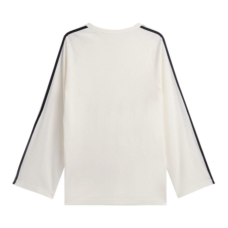 Y-3 3-Stripes Long-Sleeve Tee 'Core White'