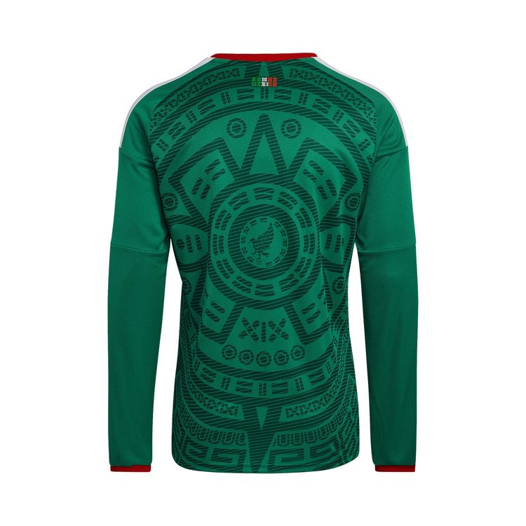 Adidas Mexico 26 Home Long Sleeve Jersey 'Bold Green'