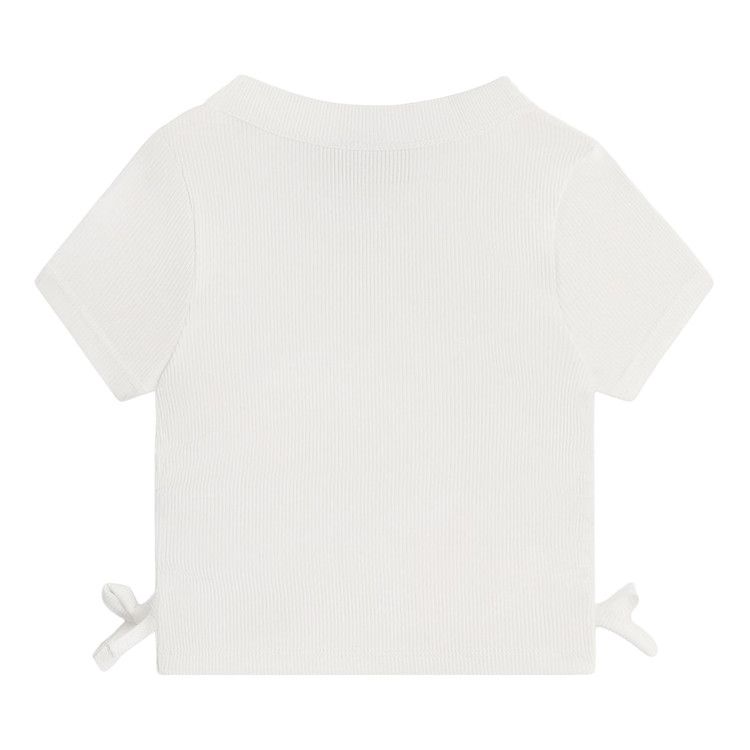 Kith Mulberry Ruched Rib Tee 'White'