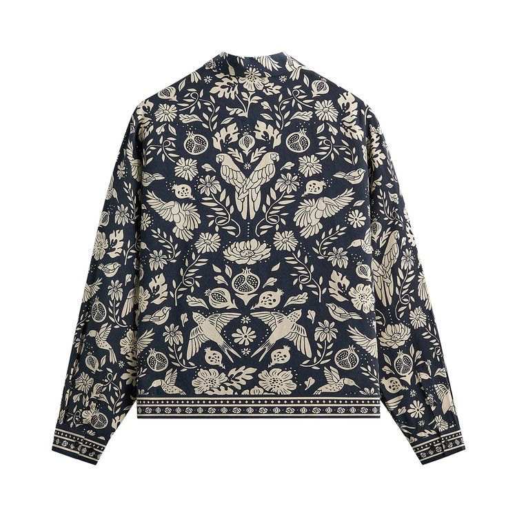 Kith Cupro Linen Connor Blouson Jacket 'Nocturnal'