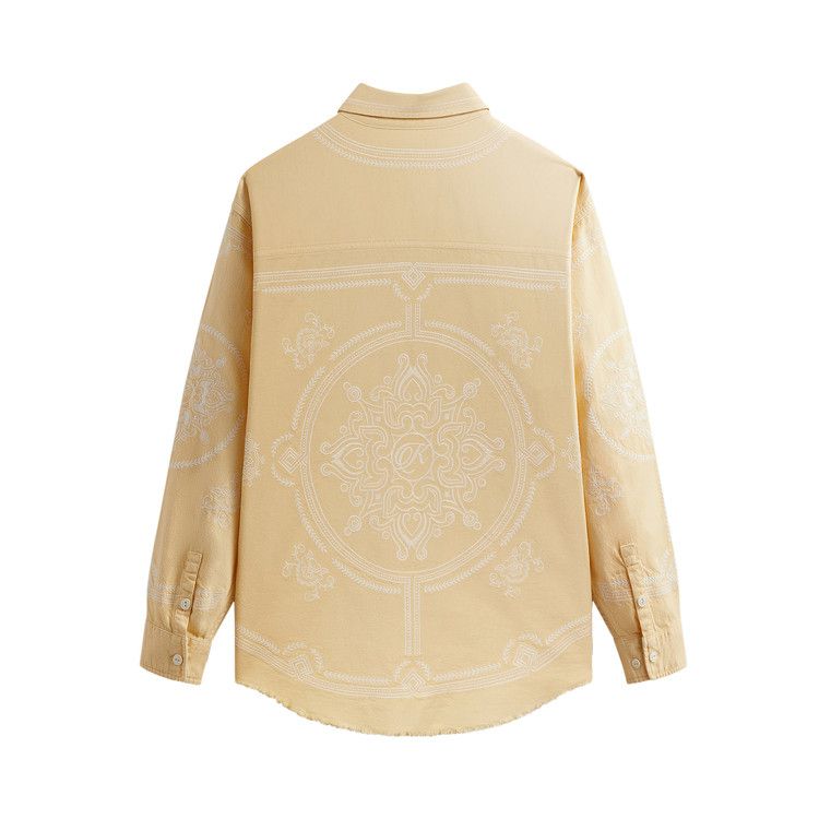 Kith Raw Hem Denim Apollo Shirt 'Blonde'